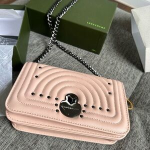 Longchamp Pink  Chain Bag